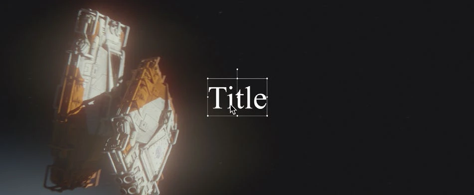Title positioning in the viewer