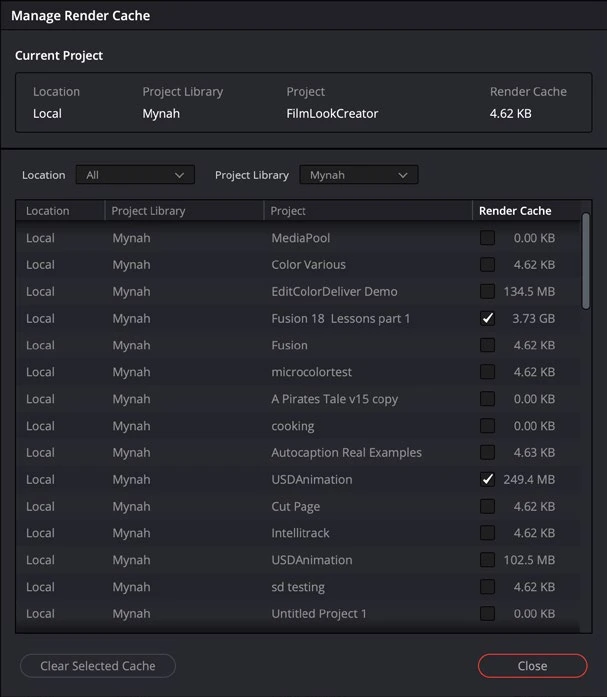 Master Settings: proxy, cache, and working-folder settings